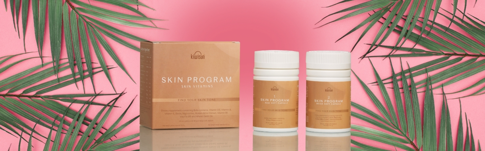 KIWISUN SKIN PROGRAM – SKIN VITAMINS (DOBOZ) Find your skin tone